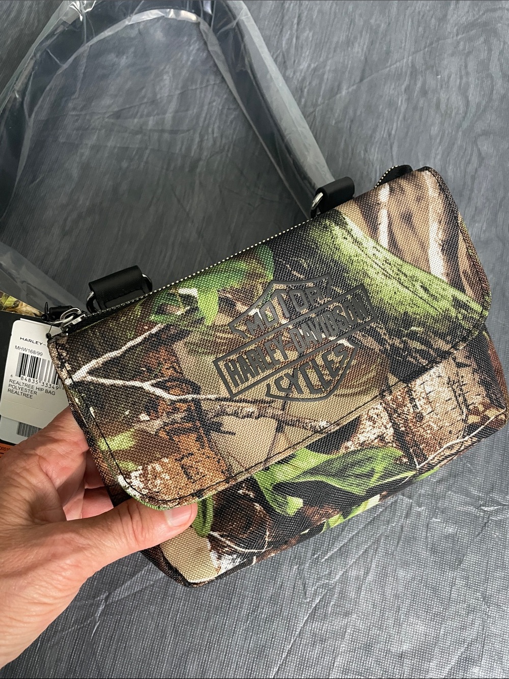 Harley-Davidson Realtree Camo Crossbody Bag - Green/Brown/Black
